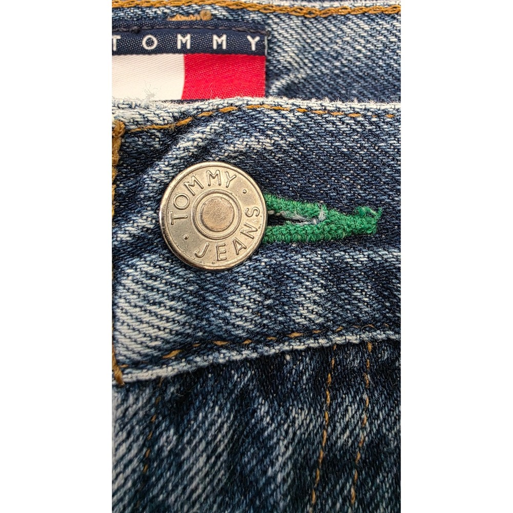 Tommy Jeans Men's Denim Carpenter Shorts Blue Medium Wash Hammer Loop Size 36 - Picture 7 of 12